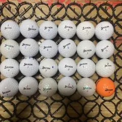 34.SRIXON ロストボール 24球セット 混合のサムネイル