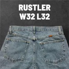 RUSTLER メキシコ製 ライトブルー ストレートデニム W32 L32