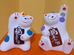 工房輪葉葉 幸運の招き猫2匹 工房輪葉葉 幸運の招き猫2匹 2025年最新】工房輪葉葉