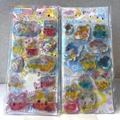 平成レトロ　ウォーターシール　香り玉　うさぎ　ねこ　リス