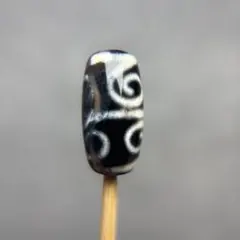 あずきちゃん様専用セール❣️黒玉髄白毫天珠　訳あり　4-176