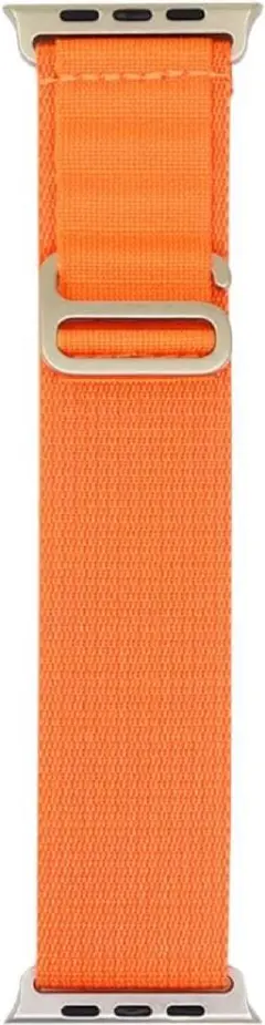 オレンジ アップルウォッチバンド 42/44/45/49mm 洗える 防水