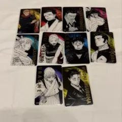 呪術廻戦　箔押しクリアカードコレクション 11枚セット