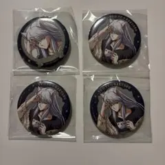 DMMスクラッチ 幽遊白書 E賞 蔵馬＆妖狐蔵馬 缶バッジ 4種 パジャマ