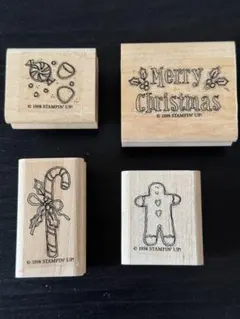 【お値下げ】アメリカで購入★クリスマススタンプ★4個セット