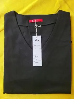 新品未使用　エードット　a. 　大橋歩　綿ワンピ－ス　ブラック　 M