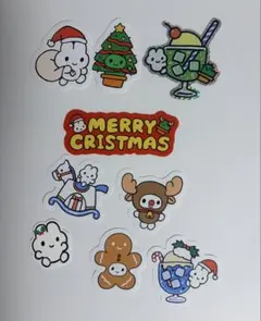 【匿名配送】やさうさちゃん クリスマス ステッカー