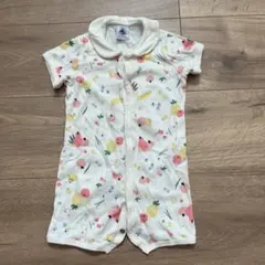 PETIT BATEAU フルーツ柄ロンパース 6ヶ月　60