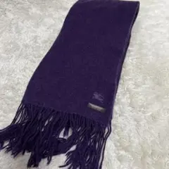 BURBERRY BLUE LABEL マフラー　ロゴ　パープルのサムネイル