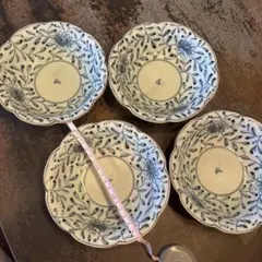 美濃焼　三峰陶苑　藍染付　盛鉢　中皿