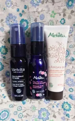 セール!新品未使用Melvita ハンドクリーム 化粧水 3点のサムネイル