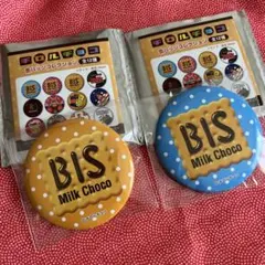 チロルチョコ. 缶バッジコレクション BIS. 2個セット