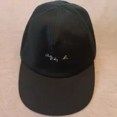 ✡送料込✡　フランス製 アニエスベー コットンキャップ 帽子 ロゴ刺繍 used