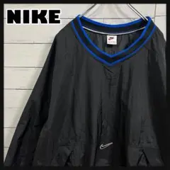 1【希少XXL】ナイキ☆銀タグ Vネック ナイロン プルオーバー☆7419