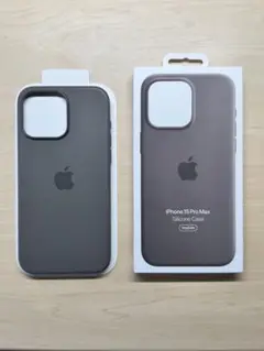 【おまけ付き】iPhone 15 Pro Max シリコンケース クレイ