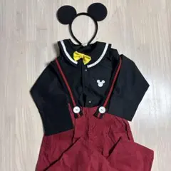 しまむら　リトシー　ミッキーセットアップ　ミッキーカチューシャ　100サイズ