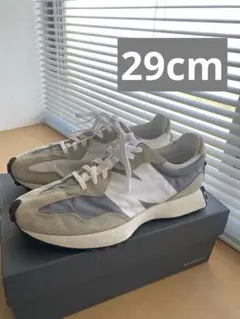 ニューバランス　327 29cm グレー&ホワイト　MS327LAB 10.5