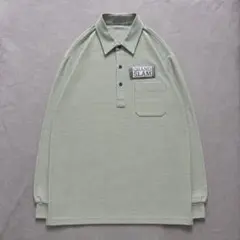 00's vintage ポロシャツ グリーン カジュアル ノームコア タグ付のサムネイル