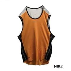 NIKEナイキタンクトップノースリーブスポーツメッシュスウォッシュロゴプリントのサムネイル