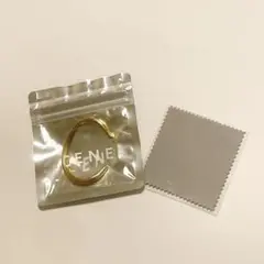 CENE セネ　ウェーブ　バングル　ゴールドのサムネイル