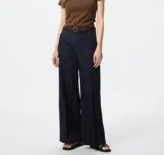 ユニクロ　ワイドトラウザージーンズ