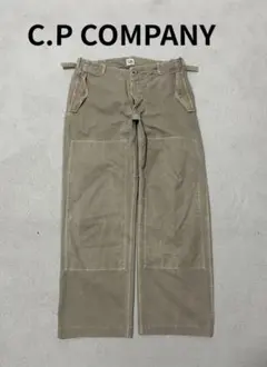 風合い◎ 05aw C.P COMPANY ダブルニーパンツ　ベージュ　52のサムネイル