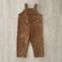 コーデュロイロンパース 18-24M ブラウン
