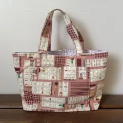 幾何学模様トートバッグ