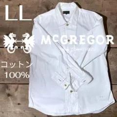 マックレガー　コットン　100% シャツ LL ホワイト　ニューヨークのサムネイル