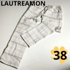 LAUTREAMONT・ロートレアモン・ストレッチカジュアルロングパンツ・ 柄物のサムネイル