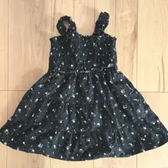 COMME CA ISM　ノースリーブ　花柄トップス　チュニック