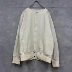 23区 洗える シアーブルゾン ノーカラー ジャケット羽織りアウター