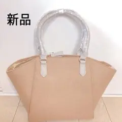 & chouette トートバッグ ベージュ キャンパス ショッピング お出かけ 