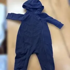 babyGap フード付きロンパース 6-12ヶ月 ネイビー