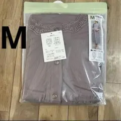 新品　マタニティM 半袖ワンピース　パジャマ　ルームウェア　前開き　産前産後