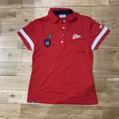 FILA ポロシャツ 赤 レディース