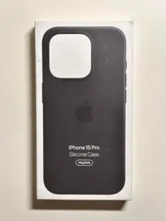【新品】純正 iPhone 15 Pro シリコンケース・ブラック②