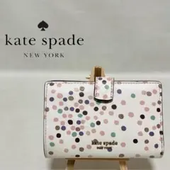 kate spade ケイトスペード 財布 マルチカラー ドット柄 ウォレットのサムネイル