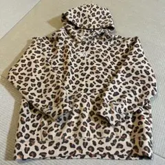 x-girl STAGES ヒョウ柄パーカー
