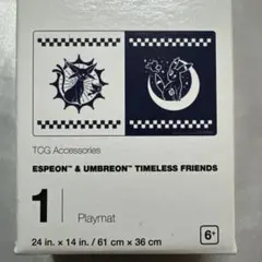 【海外限定】 ポケカ ポケモン 公式 エーフィ ブラッキー プレイマット