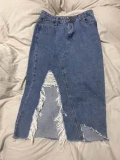 SPRAY PREMIUMデニムタイトスカート