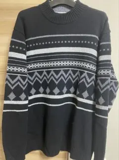 美品Charee Braver ニット ウール混 日本製 4（XL）