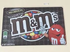M&M'S ミルクチョコレート ブリキ看板 インテリア