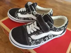 Vans キッズスニーカー ペイズリー柄 18cm ほぼ未使用