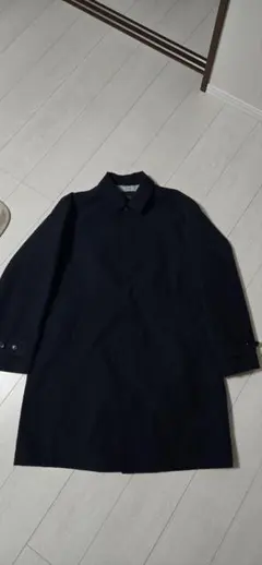 nano・universe ステンカラーコート ネイビー メンズ Lサイズ