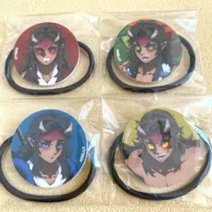 鬼滅の刃　刀鍛冶の里編　喜怒哀楽　ヘアゴム　積怒　可楽　空喜　哀絶　半天狗