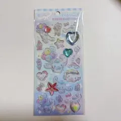 サンリオ　シナモロール　キラキララインストーンシール