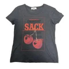 SONIA BY SONIA RYKIEL チェリープリントTシャツ38 グレー