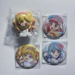 アイカツ DMMくじ フィギュア 缶バッジ ゆめ あいね みおのサムネイル