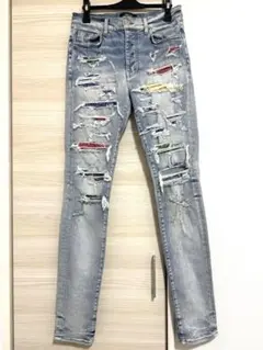 AMIRI デニム バンダナ ペイズリー パンツのサムネイル